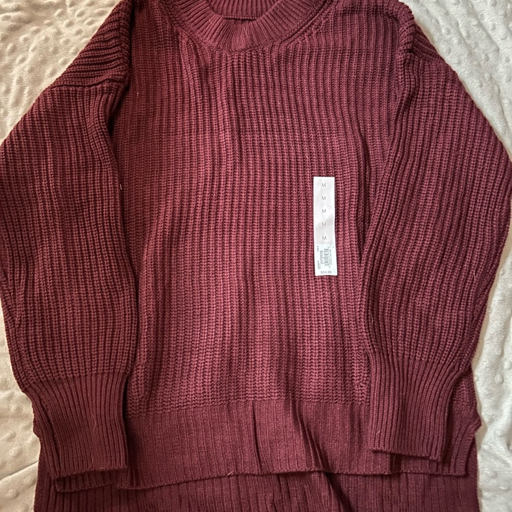 SO Women's Sweater in Deep Burgundy